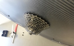 Cassette should not rub the cover 